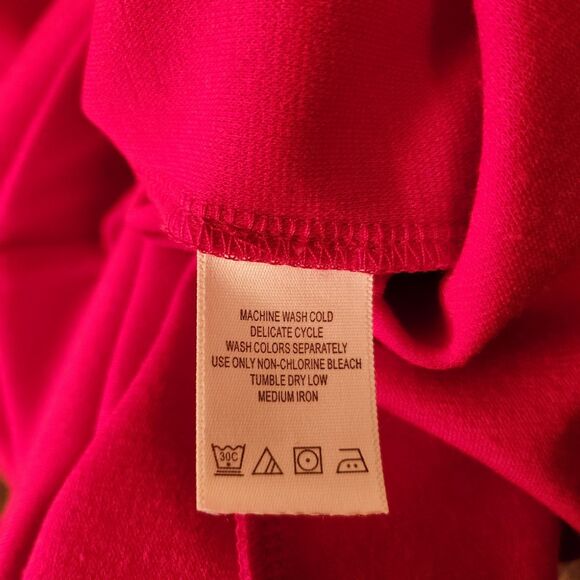 3/$20 Pre-owned Red Chadwick's Dress, Size 10 - Picture 6 of 9